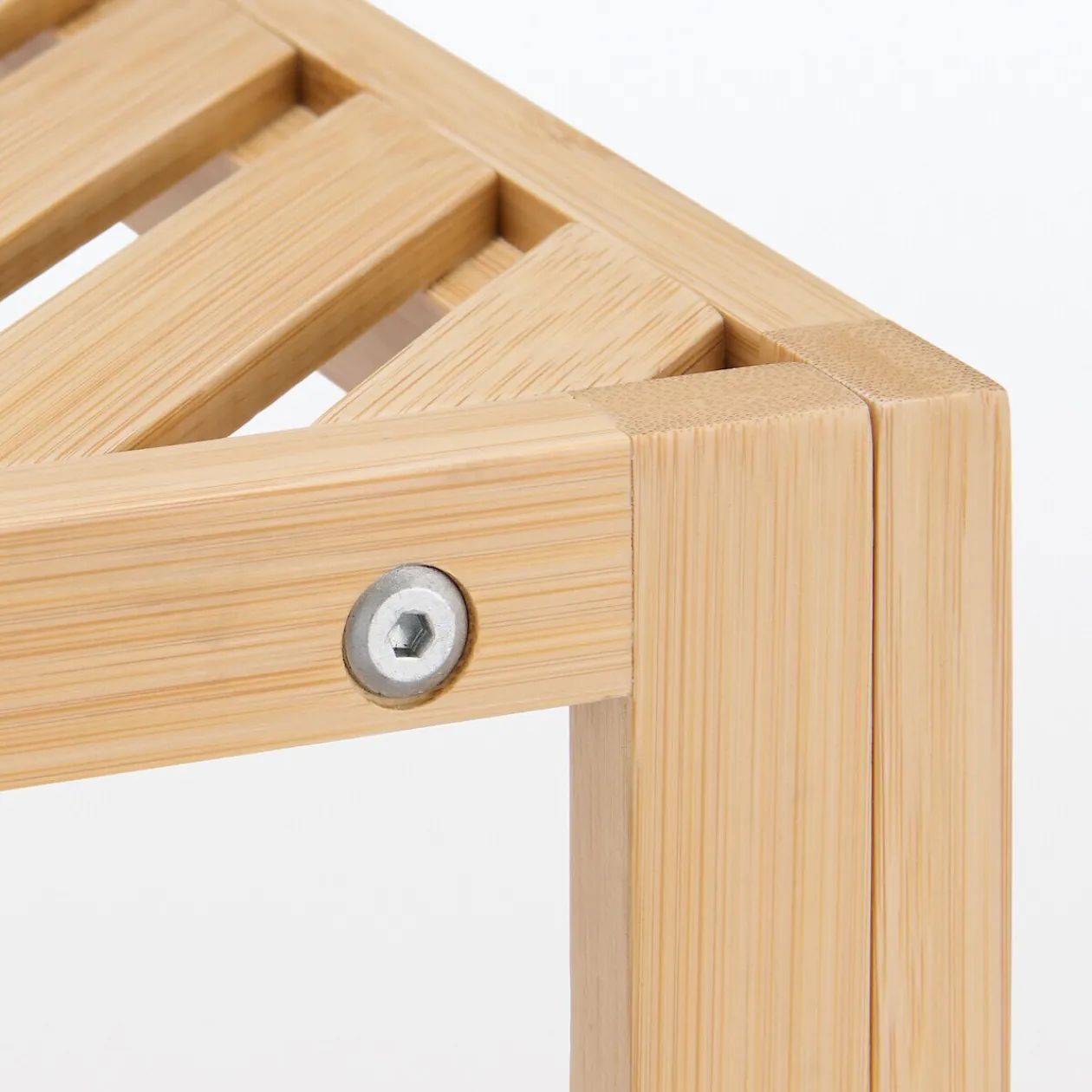 Rangements En Bois|Étagères En Bambou^Muji Etagère d'angle en bambou ‐ 3 niveaux