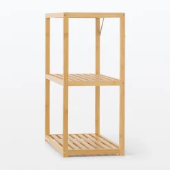 Rangements En Bois|Étagères En Bambou^Muji Etagère en bambou ‐ 3 niveaux