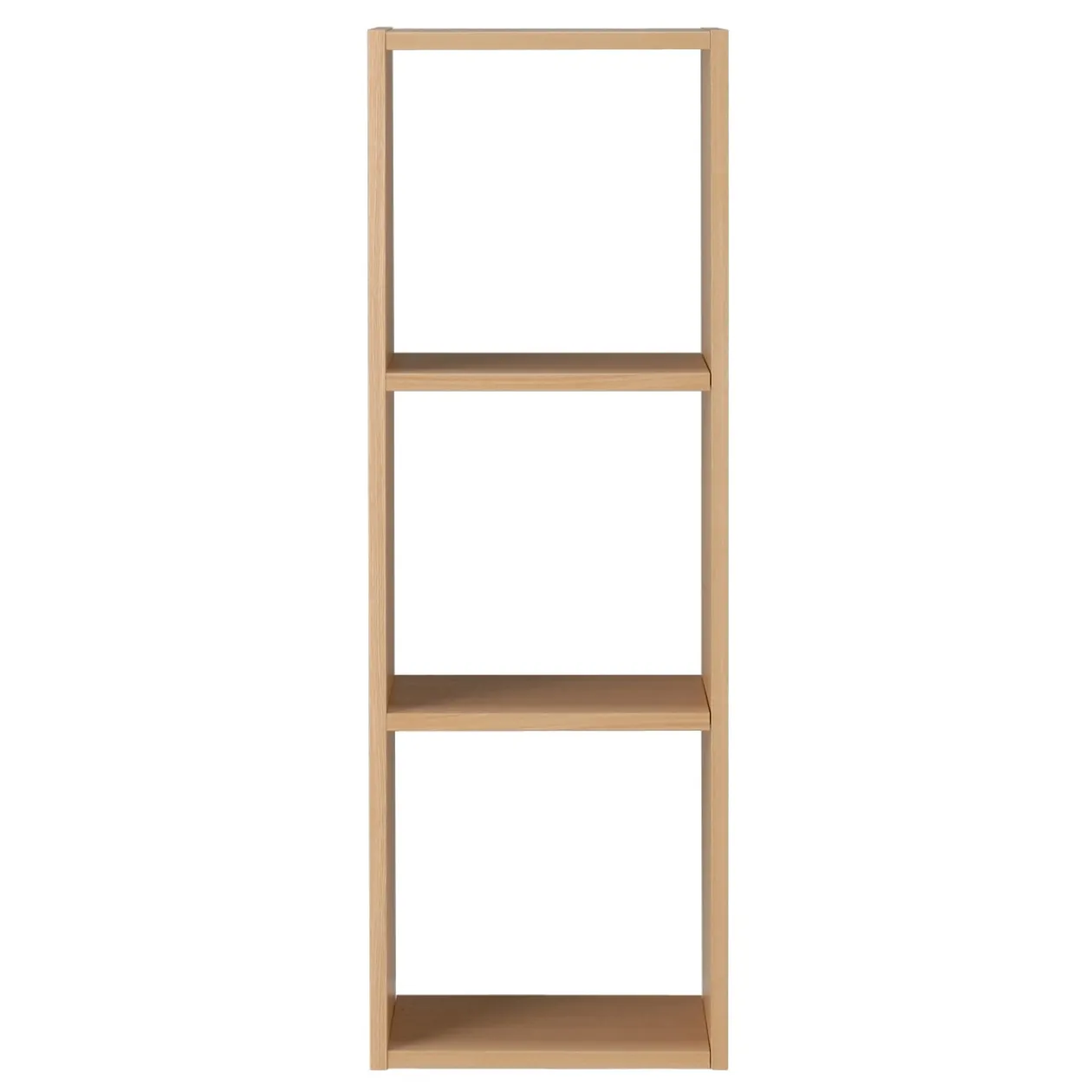 Étagères Modulables En Bois^Muji Etagère étroite en chêne ‐ 3 niveaux (Dont Eco‐part. 1,80 €)