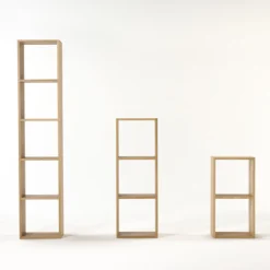 Étagères Modulables En Bois^Muji Etagère étroite en chêne ‐ 3 niveaux (Dont Eco‐part. 1,80 €)