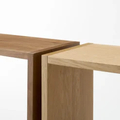 Étagères Modulables En Bois^Muji Etagère étroite en chêne ‐ 3 niveaux (Dont Eco‐part. 1,80 €)