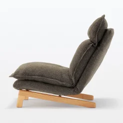 Canapés Et Repose-Pieds^Muji Fauteuil inclinable à dossier haut – Marron