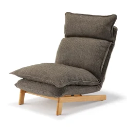 Canapés Et Repose-Pieds^Muji Fauteuil inclinable à dossier haut – Marron