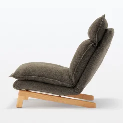 Canapés Et Repose-Pieds^Muji Fauteuil inclinable à dossier haut – Marron