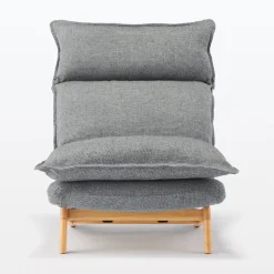 Canapés Et Repose-Pieds^Muji Fauteuil inclinable à dossier haut – Gris