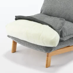 Canapés Et Repose-Pieds^Muji Fauteuil inclinable à dossier haut – Gris