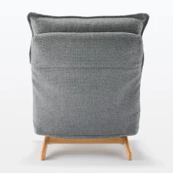 Canapés Et Repose-Pieds^Muji Fauteuil inclinable à dossier haut – Gris