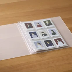 Classeurs^Muji Feuilles porte‐photo de recharge pour format A4 large ‐ 9 pochettes, format photo instantanée