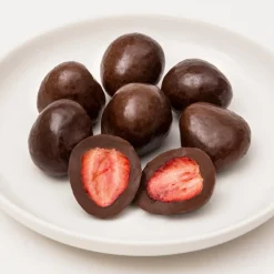 Chocolat Et Bonbons^Muji Fraises enrobées de chocolat noir