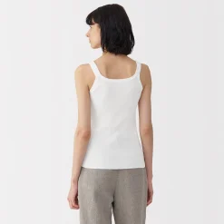 Pulls Et Cardigans|Hauts Et T‐Shirts^Muji Gilet en coton à côtes torsadées pour femme
