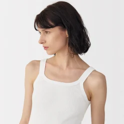 Pulls Et Cardigans|Hauts Et T‐Shirts^Muji Gilet en coton à côtes torsadées pour femme