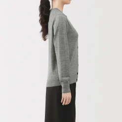 Pulls Et Cardigans^Muji Gilet en Laine à Maille Fine Femme