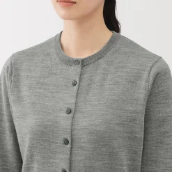 Pulls Et Cardigans^Muji Gilet en Laine à Maille Fine Femme