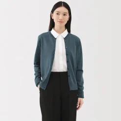 Pulls Et Cardigans^Muji Gilet en Laine à Maille Fine Femme