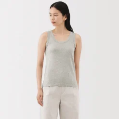 Hauts Et T‐Shirts^Muji Gilet en lin et coton pour femme