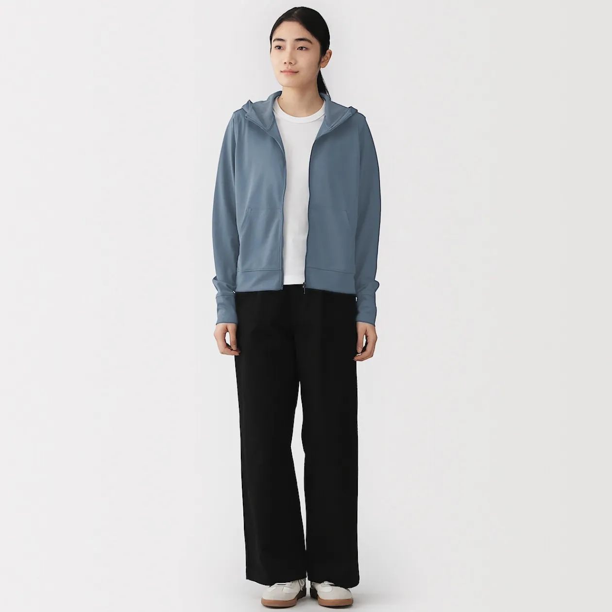 Hoodies Et Sweatshirts^Muji Haut à capuche et fermeture éclair Quick Dry pour femme