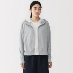 Hoodies Et Sweatshirts^Muji Haut à capuche et fermeture éclair Quick Dry pour femme