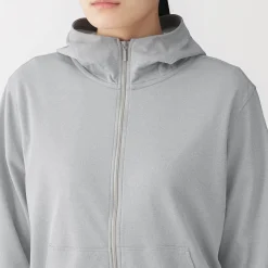 Hoodies Et Sweatshirts^Muji Haut à capuche et fermeture éclair Quick Dry pour femme