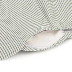 Draps De Lit^Muji Housse de couette en coton délavé ‐ 240 x 220 cm, Rayé