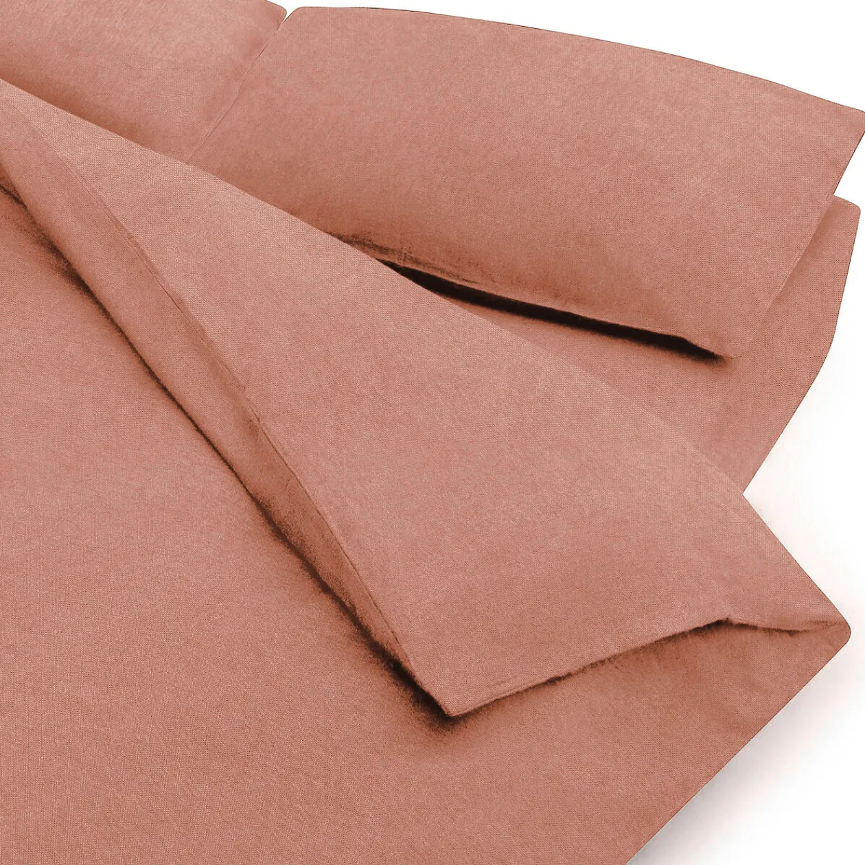 Draps De Lit^Muji Housse de couette en coton délavé ‐ 210 x 210 cm