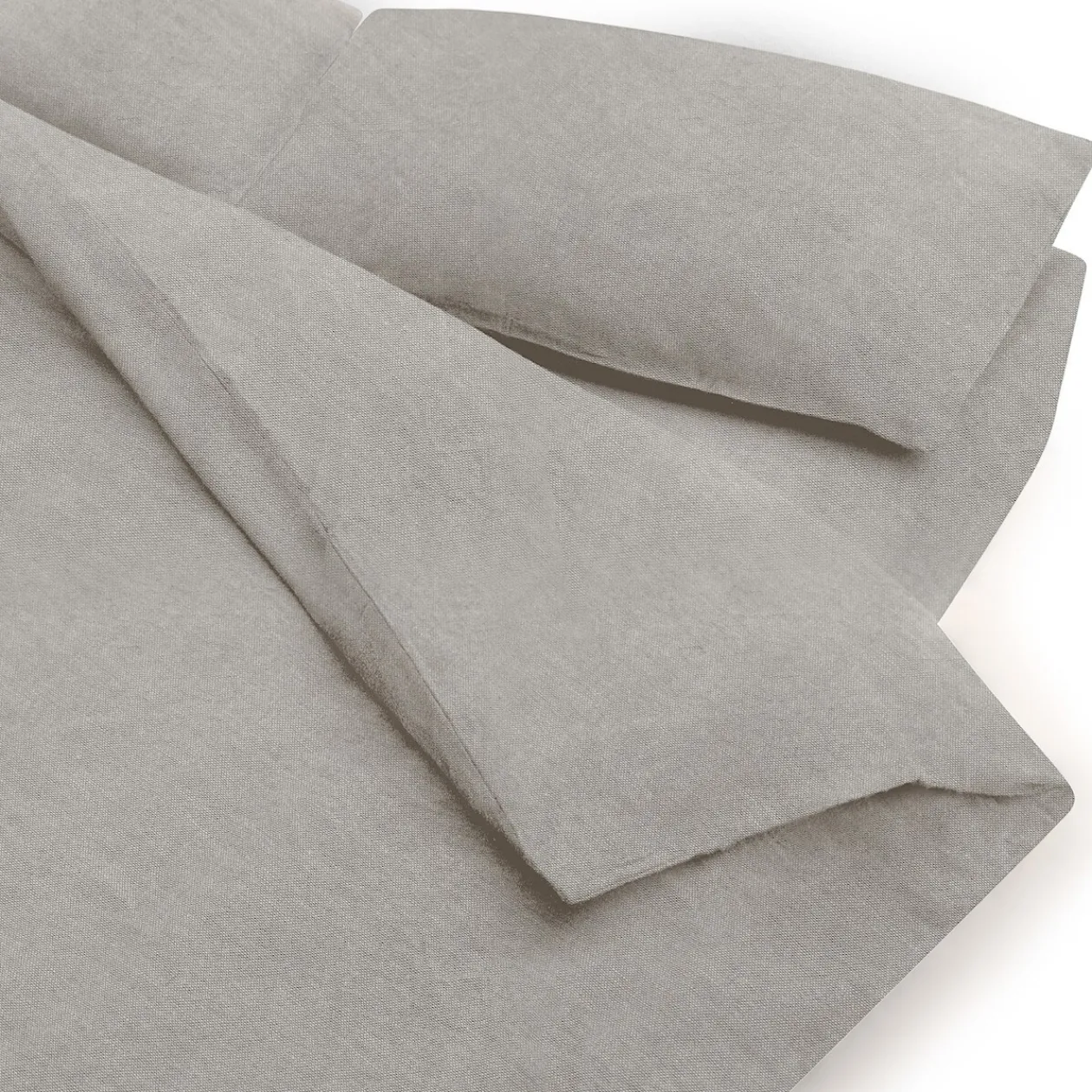 Draps De Lit^Muji Housse de couette en coton délavé ‐ 210 x 210 cm