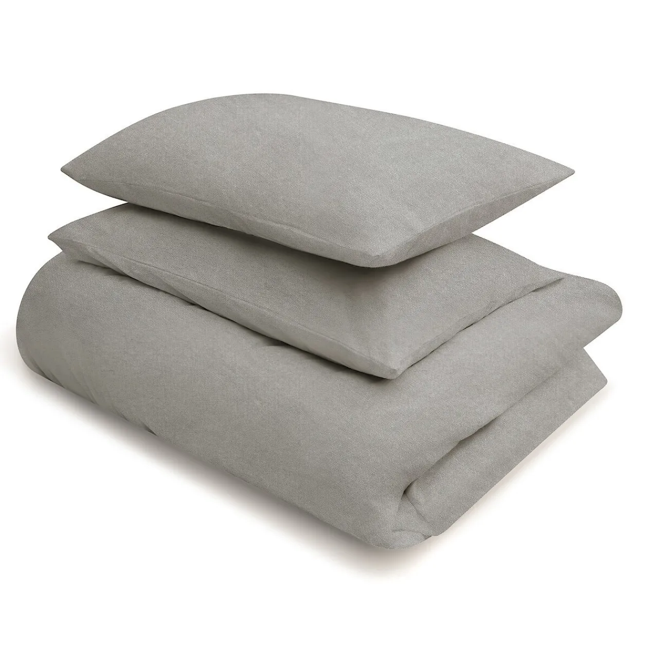 Draps De Lit^Muji Housse de couette en coton délavé ‐ 210 x 210 cm