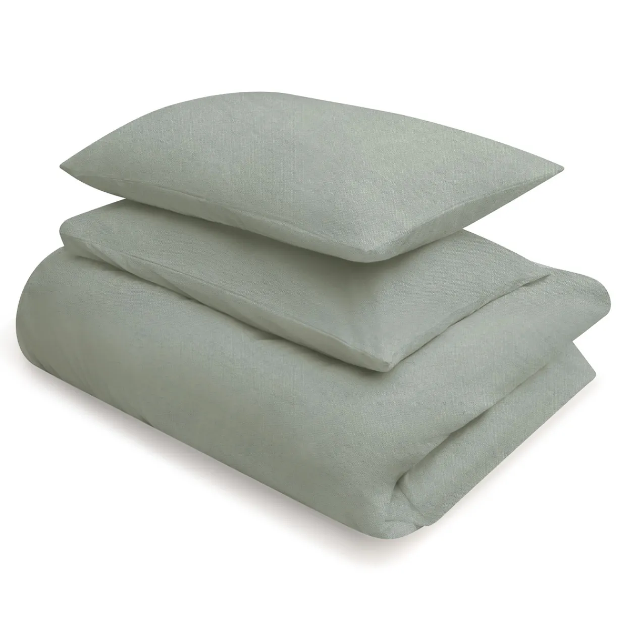 Draps De Lit^Muji Housse de couette en coton délavé ‐ 210 x 210 cm
