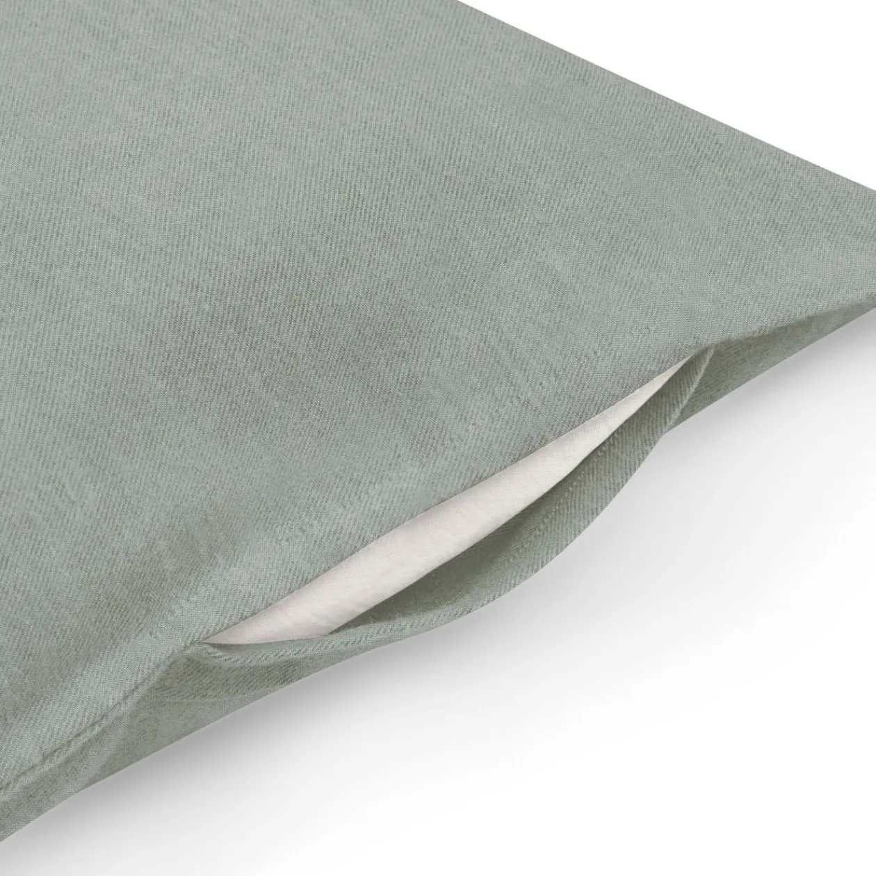 Draps De Lit^Muji Housse de couette en coton délavé ‐ 210 x 210 cm