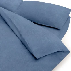 Draps De Lit^Muji Housse de couette en coton délavé ‐ 210 x 210 cm