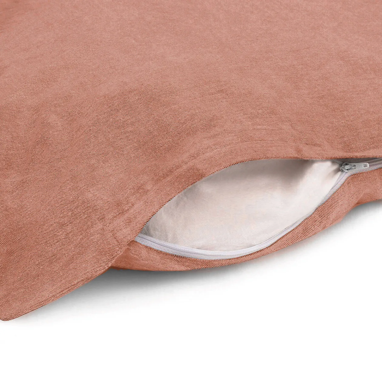 Draps De Lit^Muji Housse de couette en coton délavé ‐ 210 x 210 cm