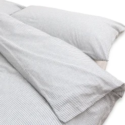 Draps De Lit^Muji Housse de couette en coton délavé ‐ 260 x 220 cm