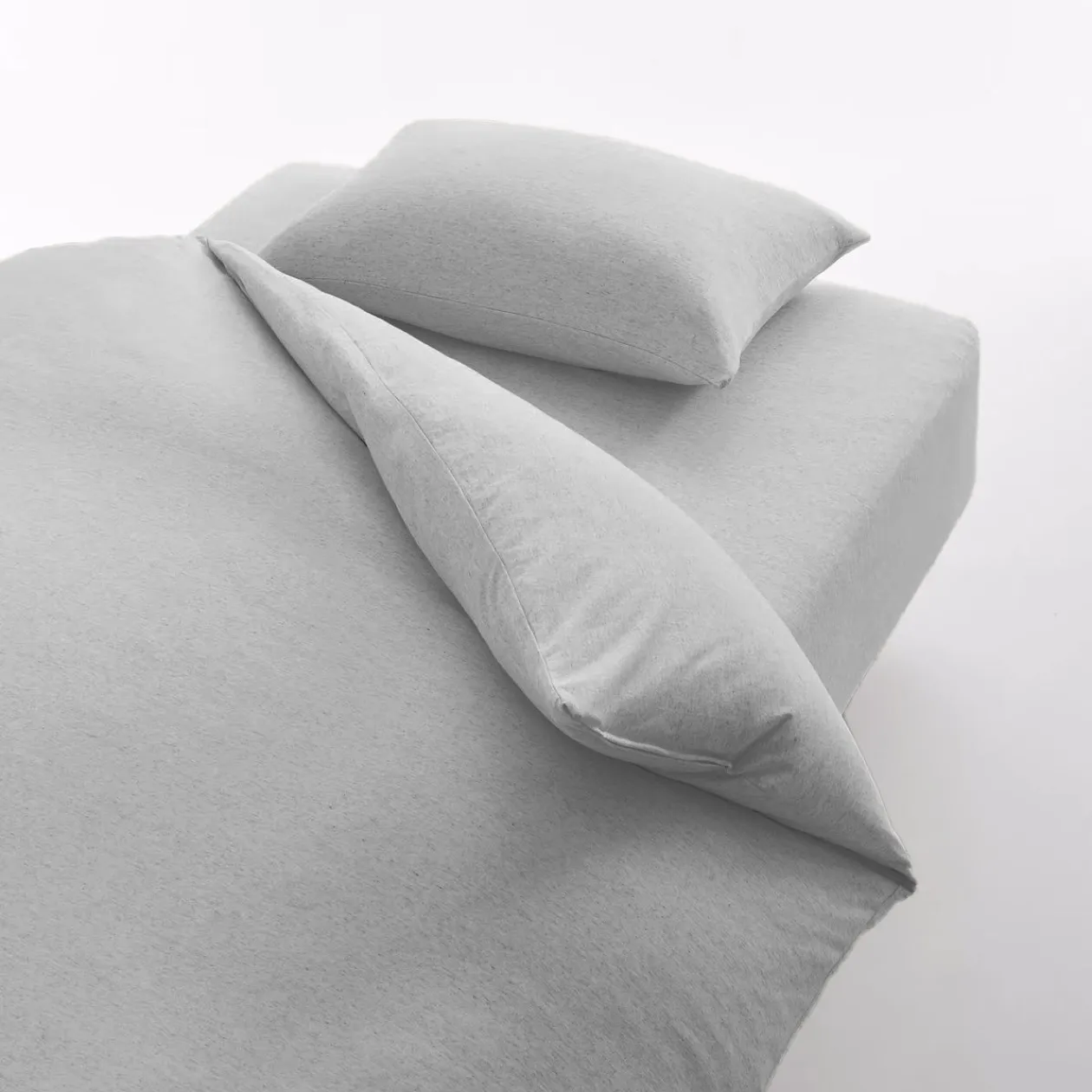 Draps De Lit^Muji Housse de couette en jersey de coton ‐ 230 x 210 cm