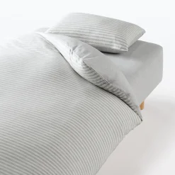 Draps De Lit^Muji Housse de couette en jersey de coton ‐ 230 x 210 cm