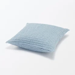 Coussins Et Plaids^Muji Housse de coussin gaufrée en coton biologique lavé