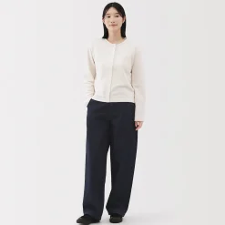 Pantalons, Jupes Et Shorts^Muji Jean denim coupe large en kapok mélangé pour femme