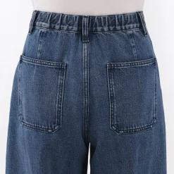 Pantalons, Jupes Et Shorts^Muji Jean denim coupe large en kapok mélangé pour femme