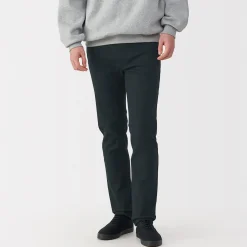 Pantalons Et Shorts^Muji Jean slim en denim extensible pour homme ‐ Noir