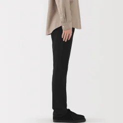 Pantalons Et Shorts^Muji Jean slim en denim extensible pour homme ‐ Noir