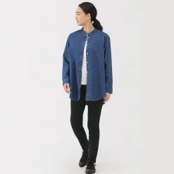 Pantalons, Jupes Et Shorts^Muji Jean slim en denim stretch pour femme ‐ Noir