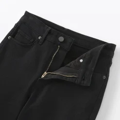 Pantalons, Jupes Et Shorts^Muji Jean slim en denim stretch pour femme ‐ Noir