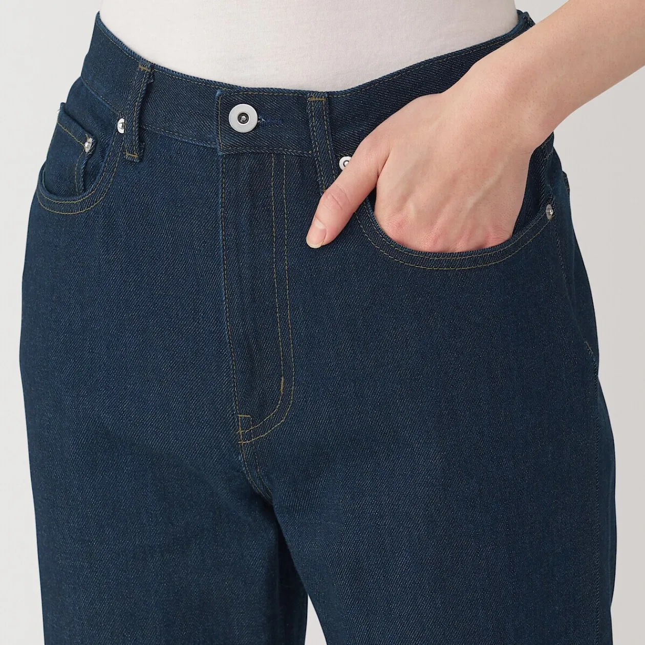 Pantalons Et Shorts^Muji Jeans à Jambe Droite en Mélange de Kapok pour homme