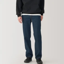 Pantalons Et Shorts^Muji Jeans à Jambe Droite en Mélange de Kapok pour homme