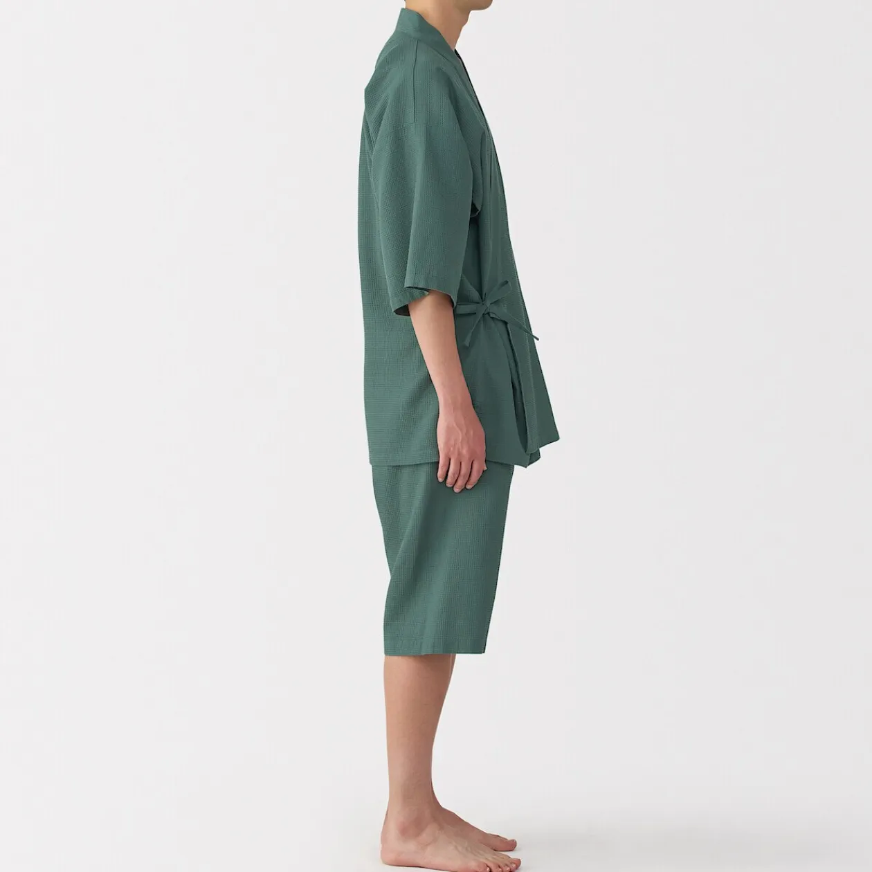 Pyjamas Et Vêtements D'Intérieur|Pyjamas Et Vêtements D'Intérieur^Muji Jinbei en lyocell gaufré unisexe