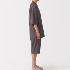 Pyjamas Et Vêtements D'Intérieur|Pyjamas Et Vêtements D'Intérieur^Muji Jinbei en lyocell gaufré unisexe