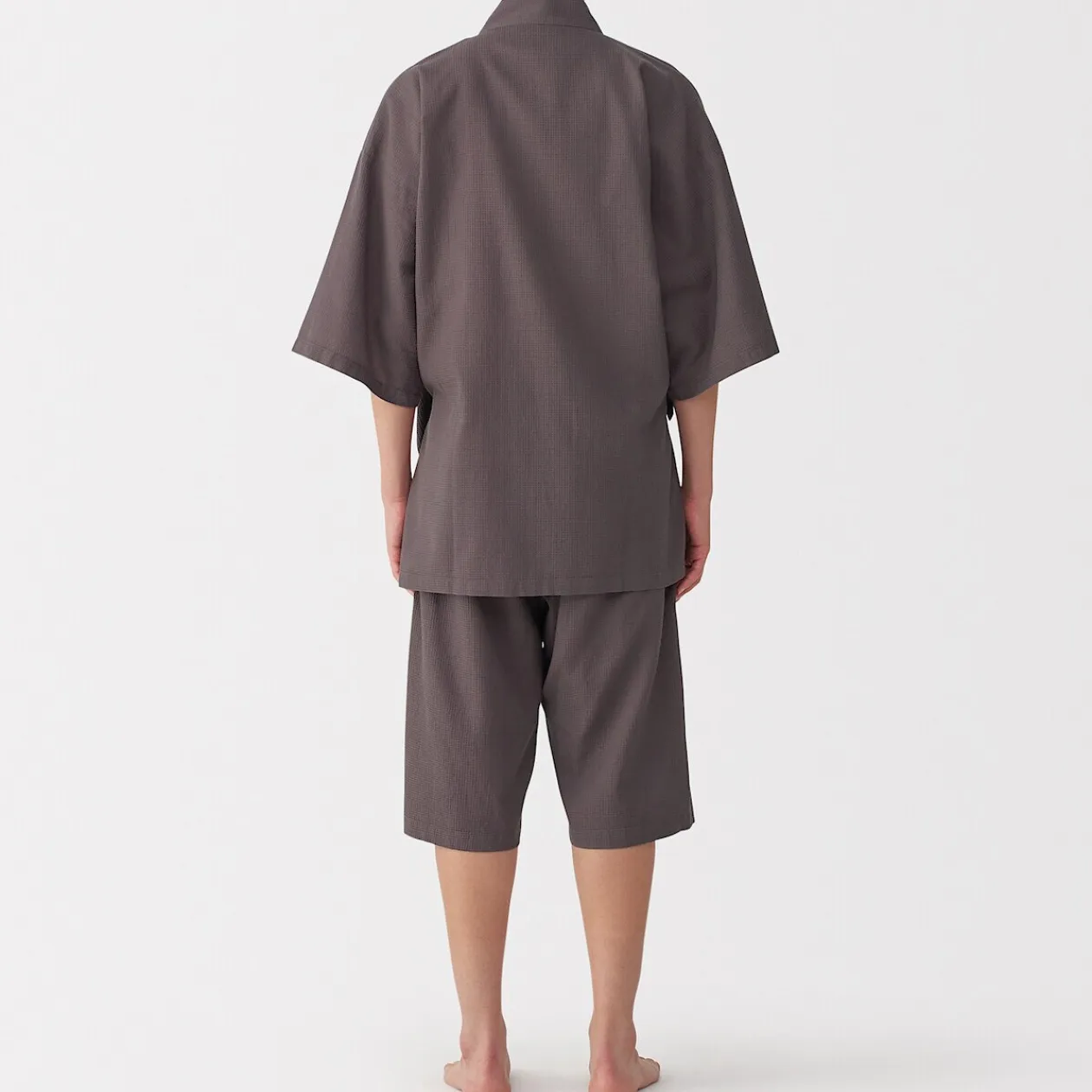 Pyjamas Et Vêtements D'Intérieur|Pyjamas Et Vêtements D'Intérieur^Muji Jinbei en lyocell gaufré unisexe