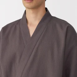 Pyjamas Et Vêtements D'Intérieur|Pyjamas Et Vêtements D'Intérieur^Muji Jinbei en lyocell gaufré unisexe