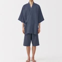 Pyjamas Et Vêtements D'Intérieur^Muji Jinbei en lyocell gaufré unisexe
