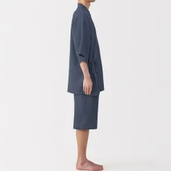 Pyjamas Et Vêtements D'Intérieur^Muji Jinbei en lyocell gaufré unisexe