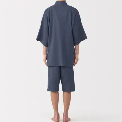 Pyjamas Et Vêtements D'Intérieur^Muji Jinbei en lyocell gaufré unisexe