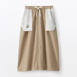 Pantalons, Jupes Et Shorts^Muji Jupe midi à la coupe confortable en coton délavé pour femme